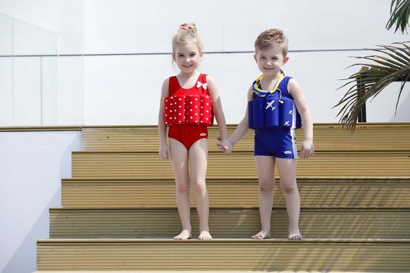 ELUCKFACE Baby Kids One-Piece Swimsuit with UPF 50+ Sun Protection for Beach, Pool & Summer Play for Boys Girls - Image 1
